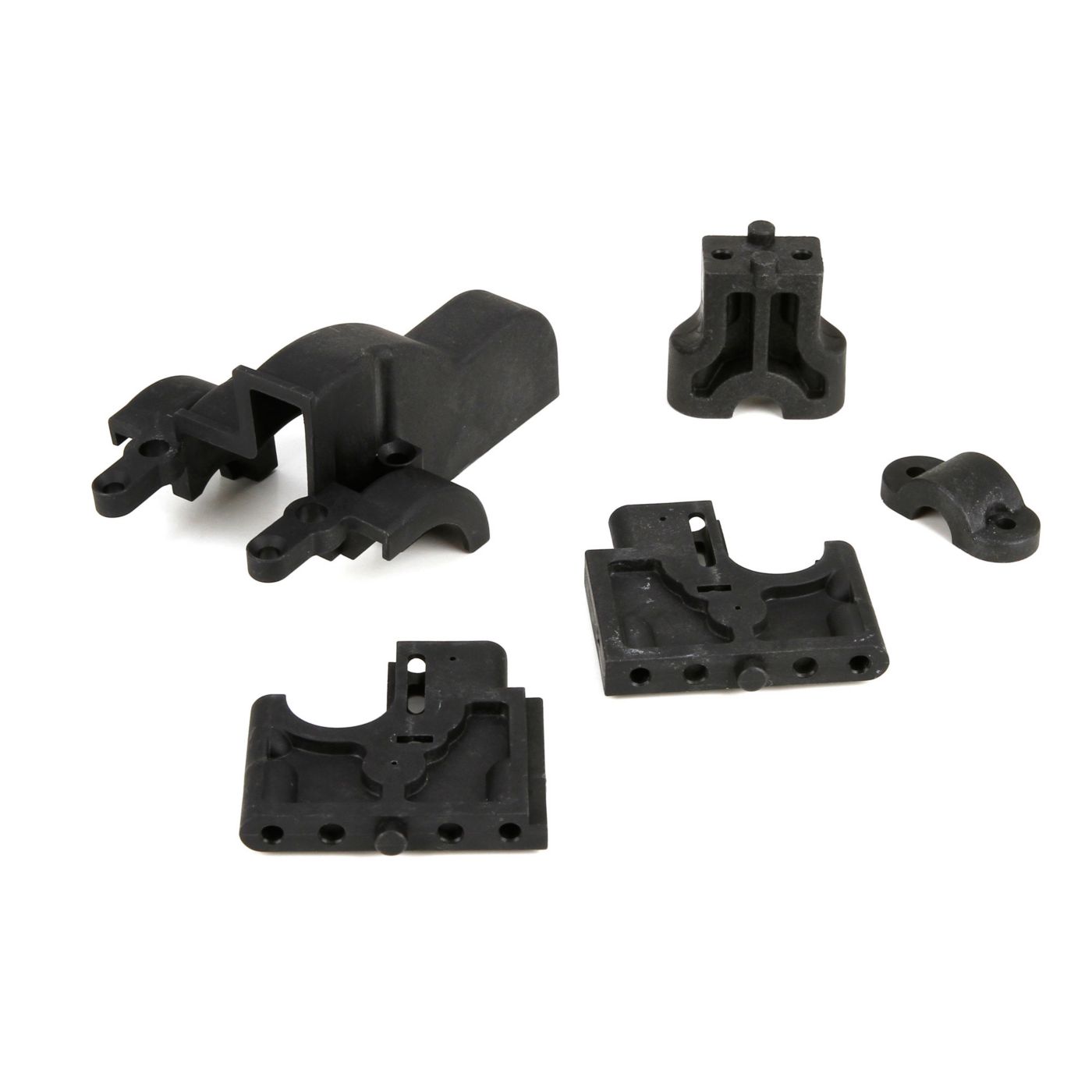 Losi LOS251022 Ctr Diff Mnt, Drivetrain Mnt & Gear Cover: 1:5 4wd