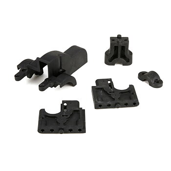 Losi LOS251022 Ctr Diff Mnt, Drivetrain Mnt & Gear Cover: 1:5 4wd