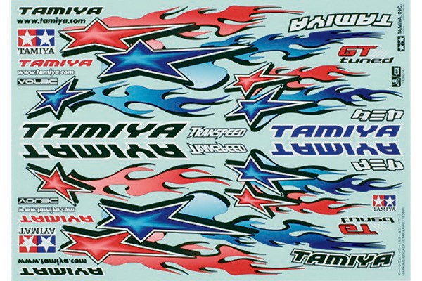 Tamyia 53839 STICKER STAR & FIRE