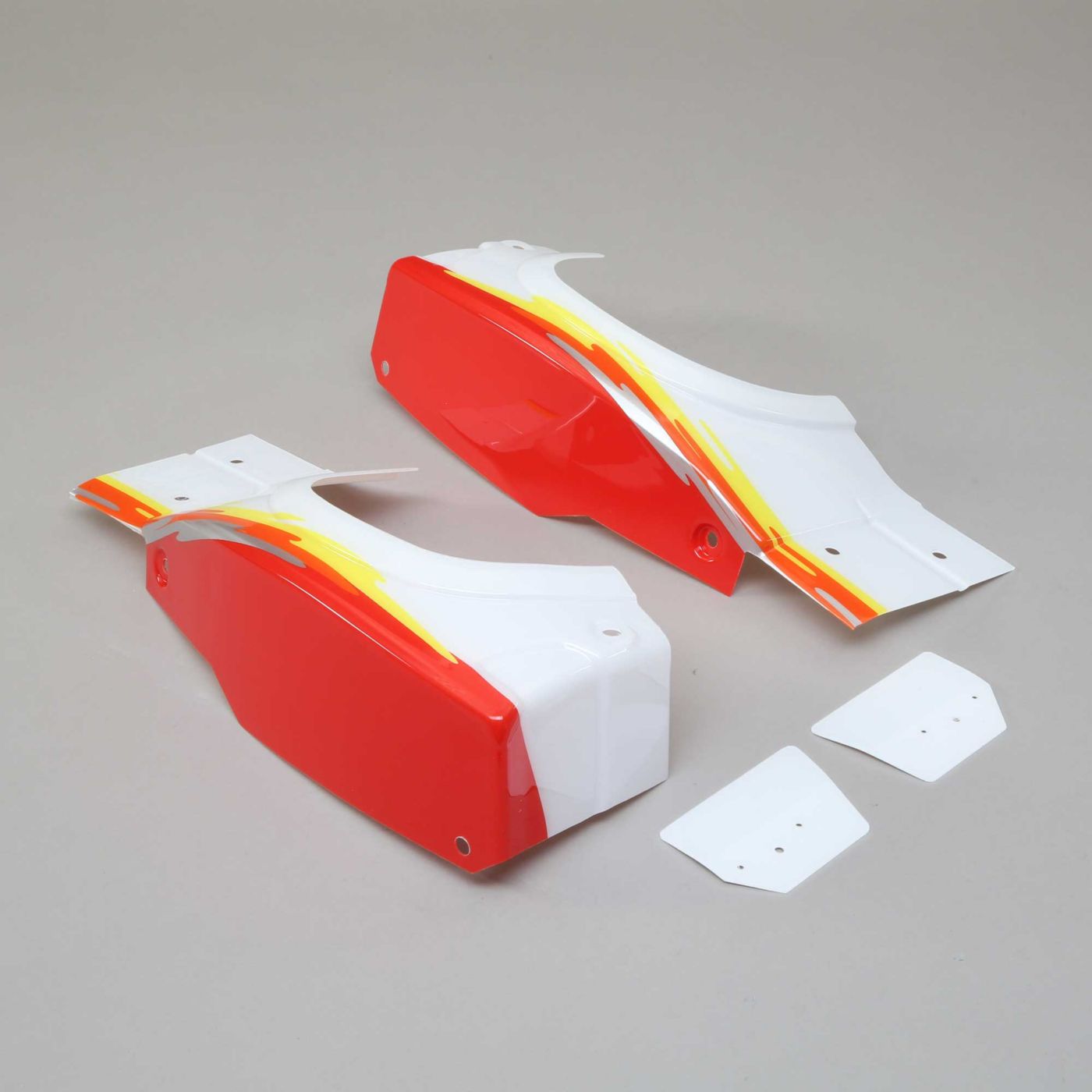 Losi LOS250029 L/R Rear Fender Set, Red: Super Baja Rey