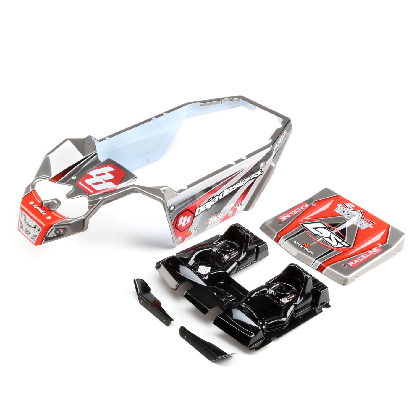 Losi LOS250036 Body Set, Baja Designs: SuperRockRey