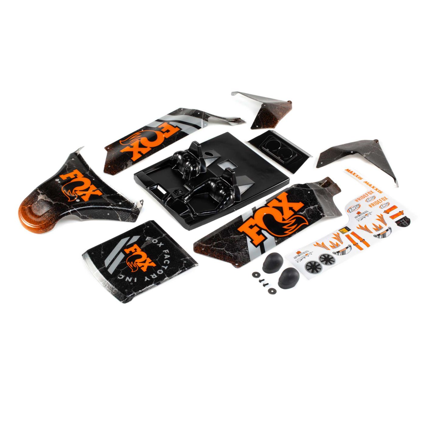 Losi LOS250043 Body Set, Screened, FOX: DBXL-E 2.0