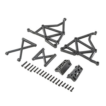 Losi LOS251045 Wing Mount, Complete: DBXL-E