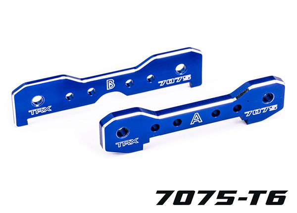 Traxxas 9629 Bärarmshållare Fram Alu HD Blå Sledge