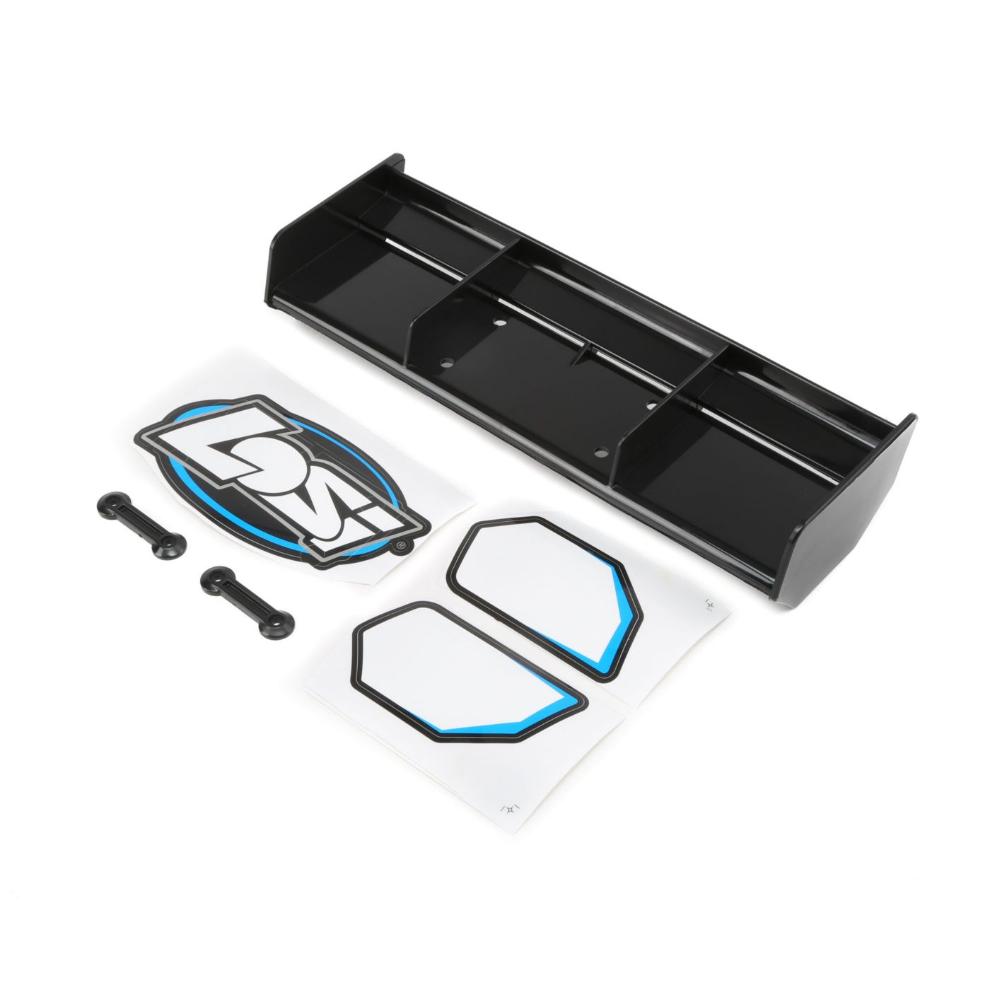 Losi LOS251046 Wing, Black: DBXL-E