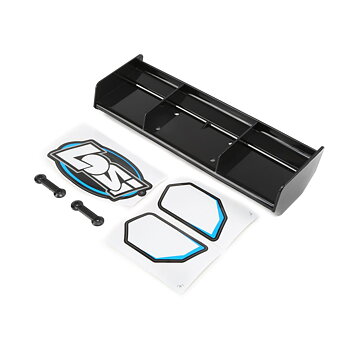 Losi LOS251046 Wing, Black: DBXL-E