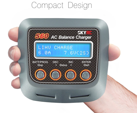SkyRC S60 Laddare 60W 240VAC - 2