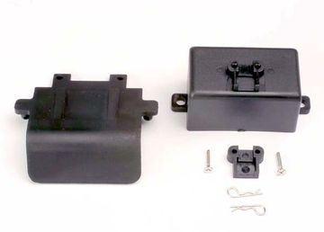 Traxxas 4132 Stötångare Bak / Batterilåda Nitro Rustler