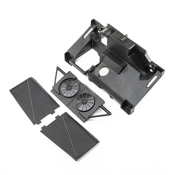 Losi LOS251056 Rear Bulkhead, Fan Panel, MudGuards:Super Baja Rey