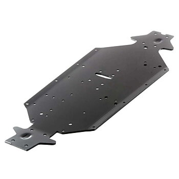 Arrma AR320188 Chassis Aluminum SWB Silver/Blue Typhon