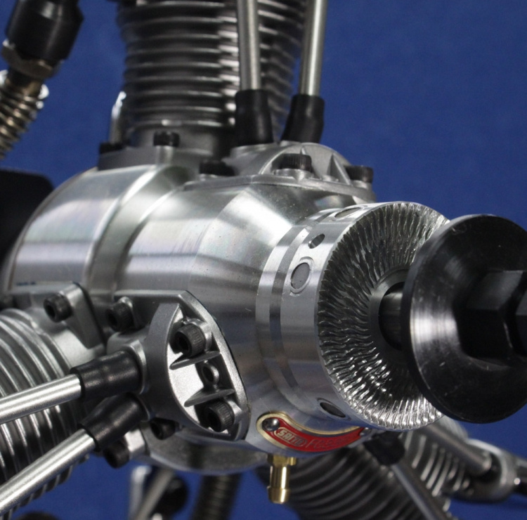 Saito FG-33R3 33cc 4-takts 3-cyl Stjärnmotor Bensin - 4