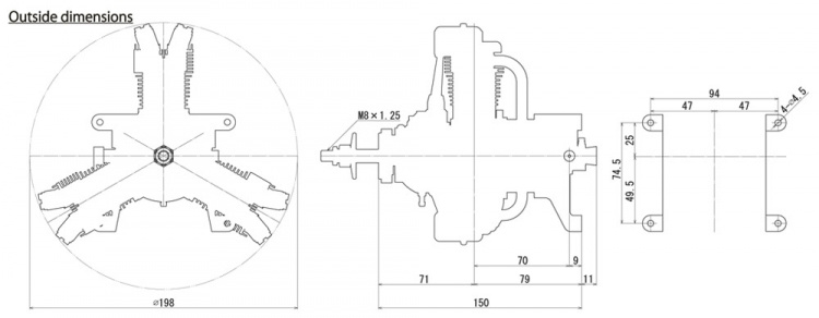 Saito FG-33R3 33cc 4-takts 3-cyl Stjärnmotor Bensin - 2