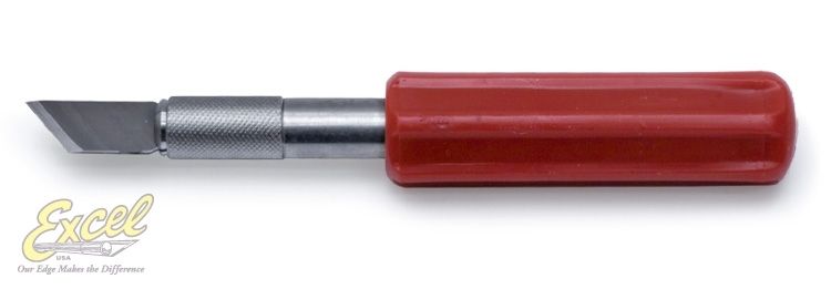 Excel Kniv K5 Stort rött handtag