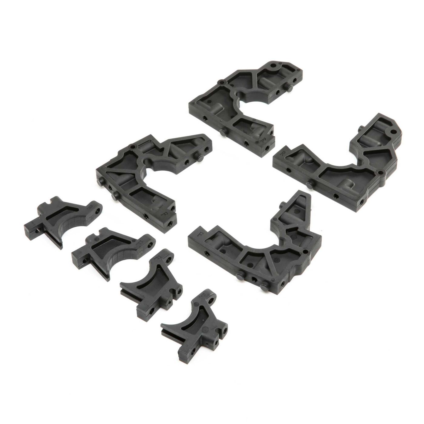 Losi LOS251102 Front/Rear Bulkhead Set: DBXL-E 2.0