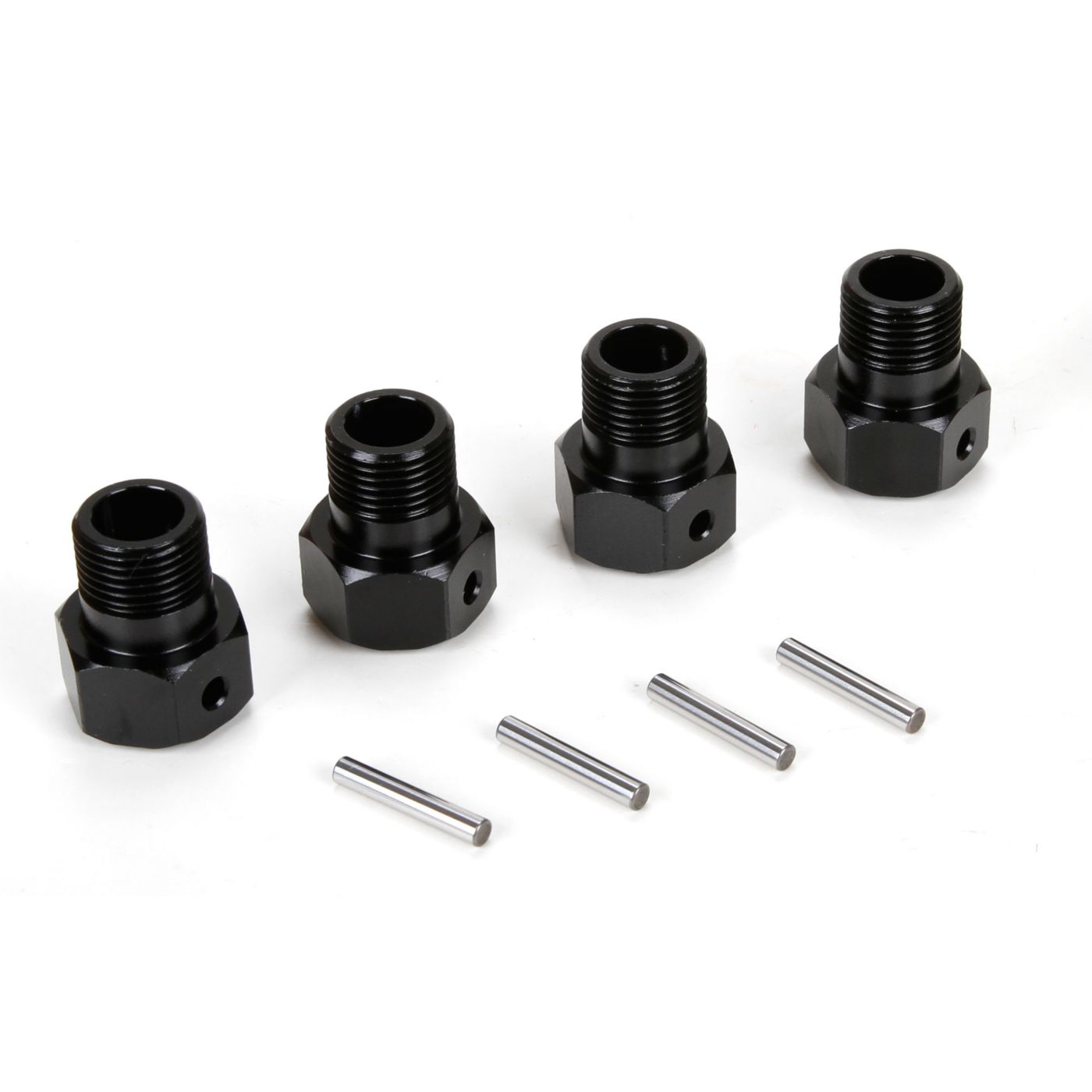Losi LOS252050 Wheel Hex Black & Pin (4): MTXL