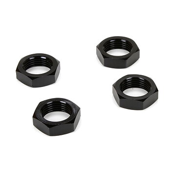 Losi LOS252051 Wheel Nut, Black (4): MTXL
