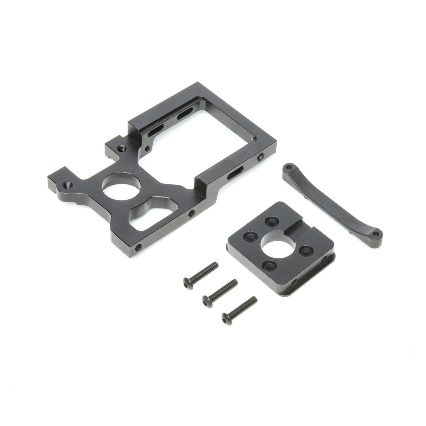 Losi LOS252058 Motor Mount w/Adapter, Black: DBXL-E