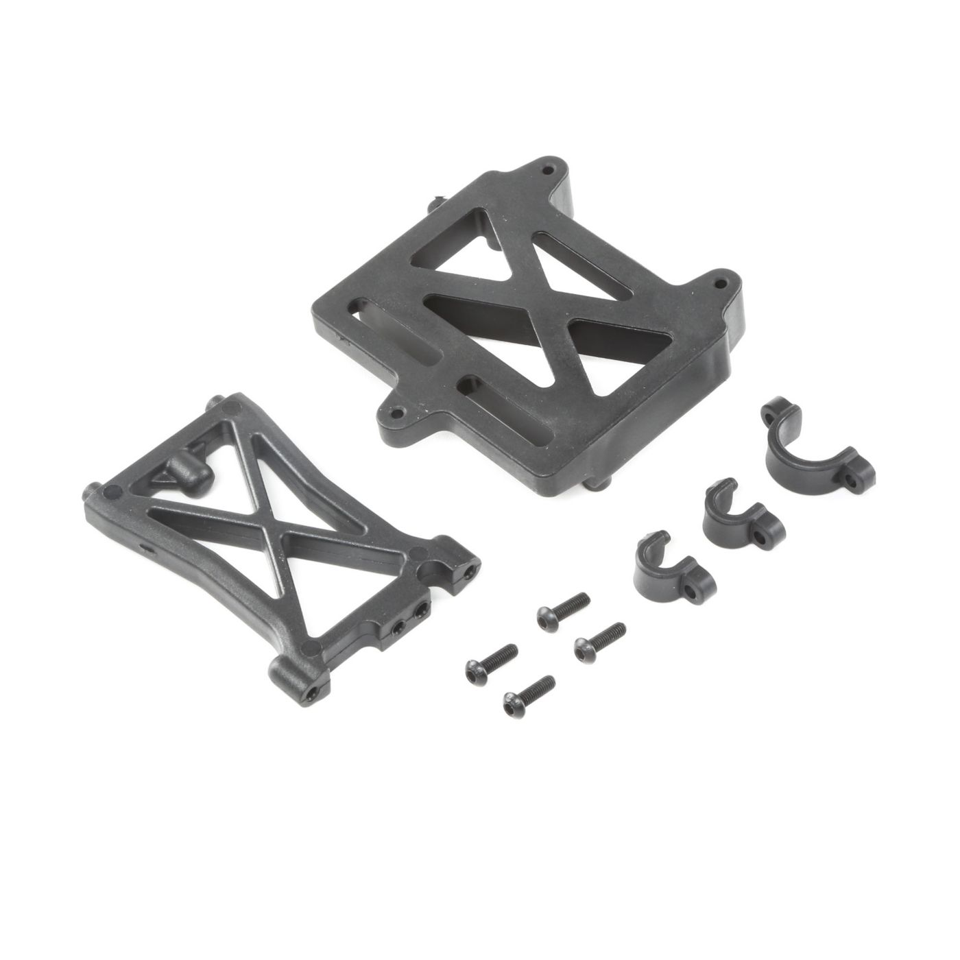 Losi LOS252060 ESC Mount Plate, Standoff & Clamps: DBXL-E