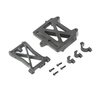 Losi LOS252060 ESC Mount Plate, Standoff & Clamps: DBXL-E