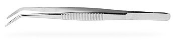 Excel 4.5 Stainless Curved Point Tweezer