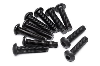 HPI HP100559 Button Head Screw M3X14Mm (Hex Socket/10Pcs)