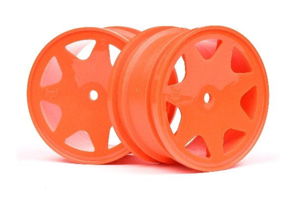 HPI HP100623 Ultra 7 Wheels Orange 35Mm (2Pcs)