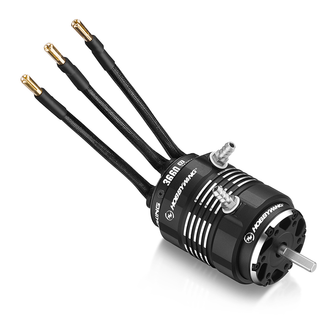 Hobbywing 30419006 Motor Seaking 3660SL 3400kV Black V2 Båt 2-3S - 3