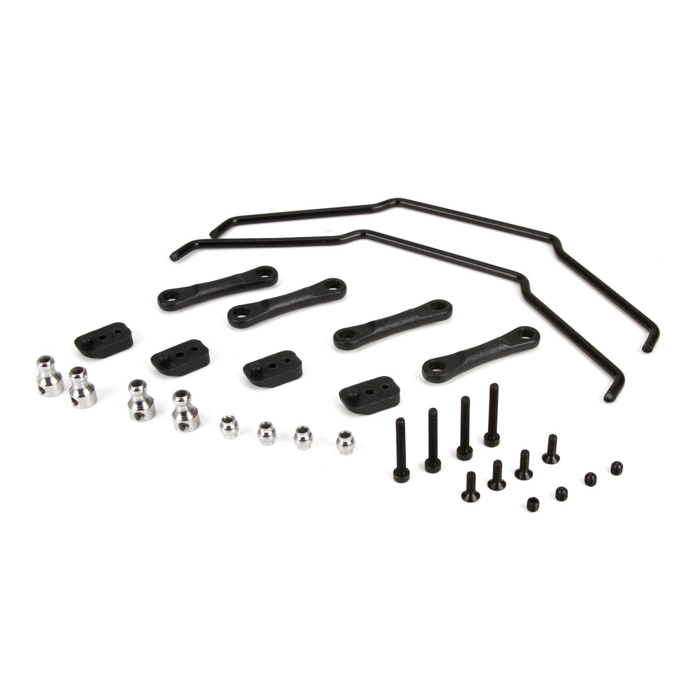 Losi LOS254013 Front & Rear Sway Bar Kit: 1:5 4wd  DBXL