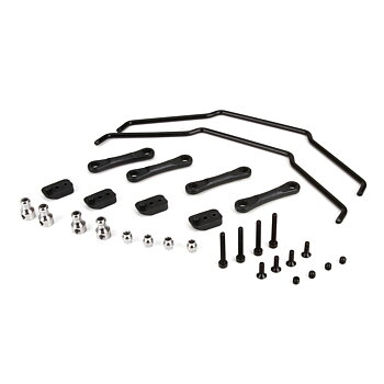 Losi LOS254013 Front & Rear Sway Bar Kit: 1:5 4wd  DBXL