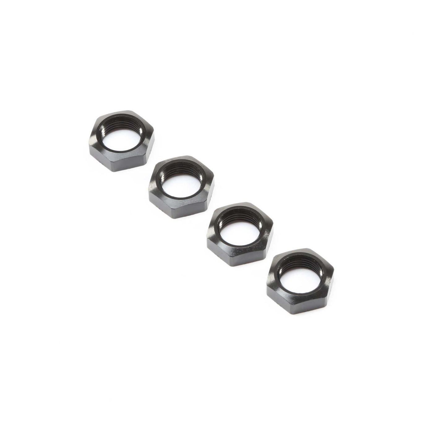 Losi LOS252078 Wheel Nut, Black (4): Super Baja Rey