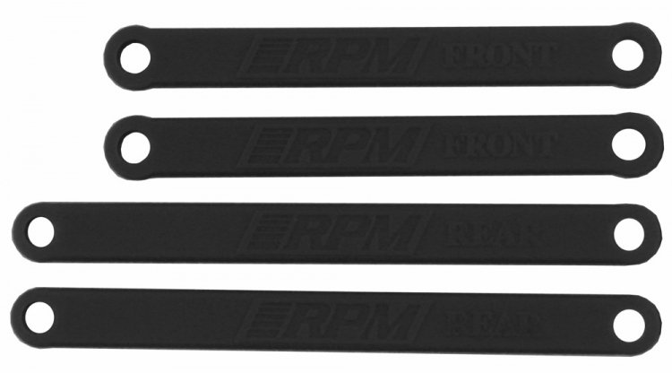 Camber Links HD Set Black Rustler, Stampede - 2WD