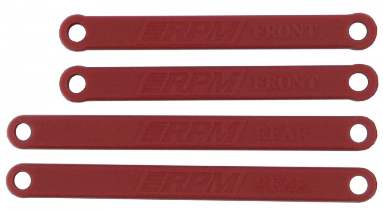 RPM 81269 Camberstag HD Set Röd Rustler, Stampede - 2WD