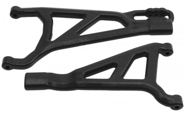 Suspension Arms Front Right Black (Pair) E-Revo 2.0