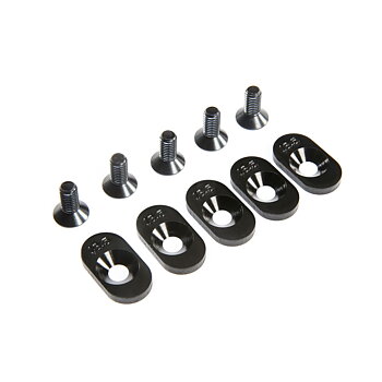Losi LOS252100 EngineMntInsert&Screws, BLK, 18.5T(5): 5ive-T 2.0