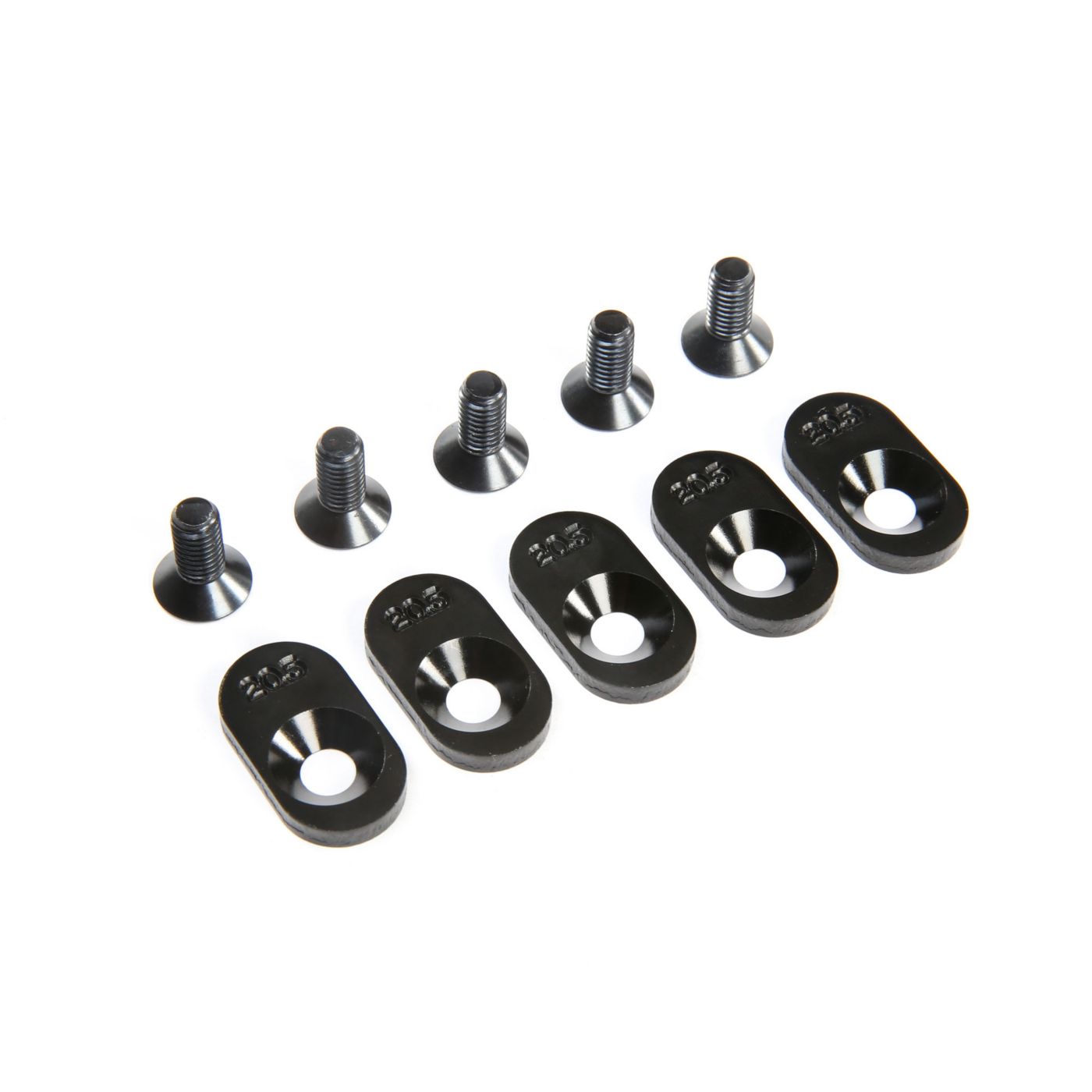 Losi LOS252104 EngineMntInsert&Screws, BLK, 20.5T(5): 5ive-T 2.0