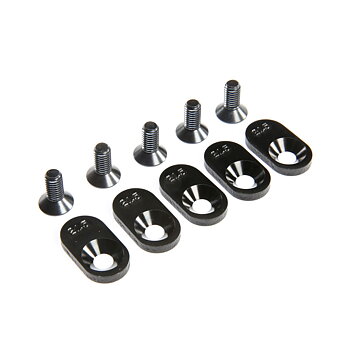 Losi LOS252106 EngineMntInsert&Screws, BLK, 21.5T(5): 5ive-T 2.0