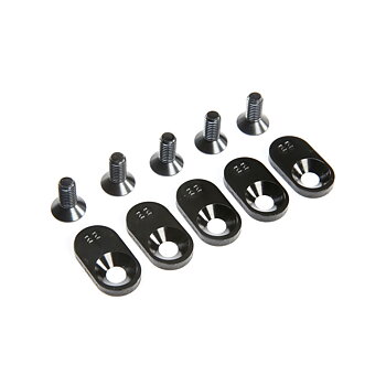 Losi LOS252107 EngineMntInsert&Screws, BLK, 22T(5): 5ive-T 2.0