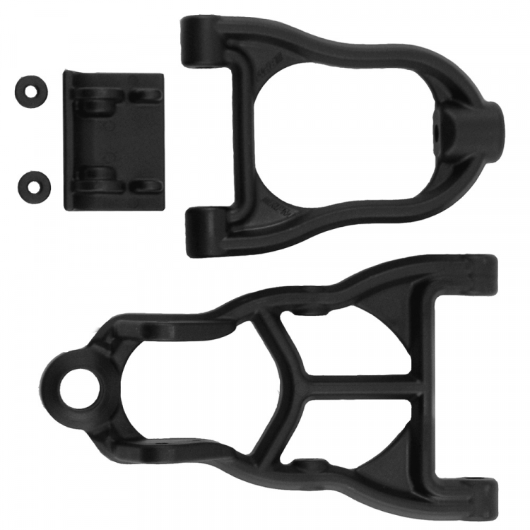 RPM 82142 Bärarmar Fram Svart HPI Baja 5B/5T/5SC