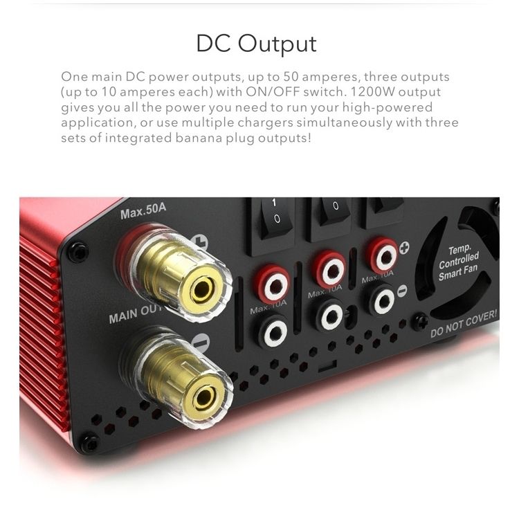 SkyRC SK-200015-17 Power supply 50A/1200W - 9