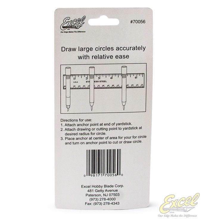 Excel Yardstick compass set - 2
