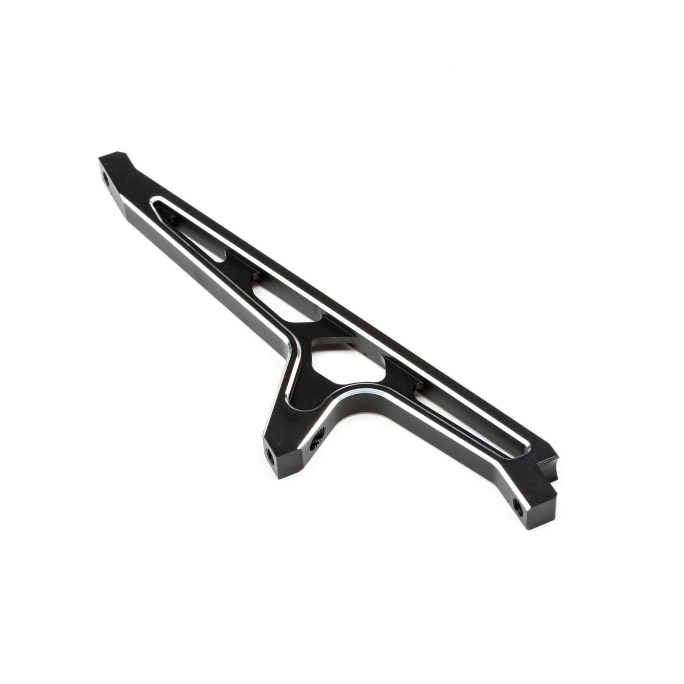 Losi LOS351004 Chassis Brace, Front, Black, Aluminum: MTXL
