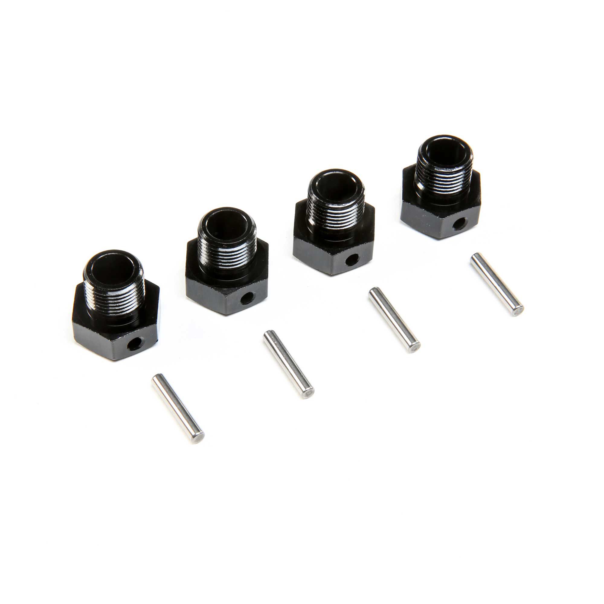 Losi LOS252129 17mm Wheel Hex, Black (4): SBR 2.0