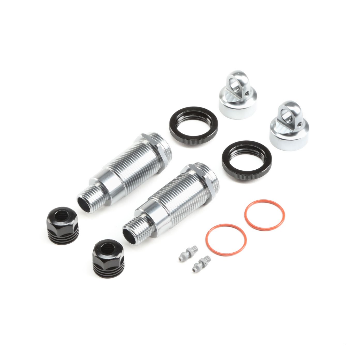 Losi LOS253022 Shock Body and Collar Set, Front (2): SuperRockRey