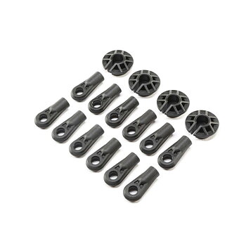 Losi LOS254034 Shock and Rod Ends,Spring Cups(12): Super Baja Rey