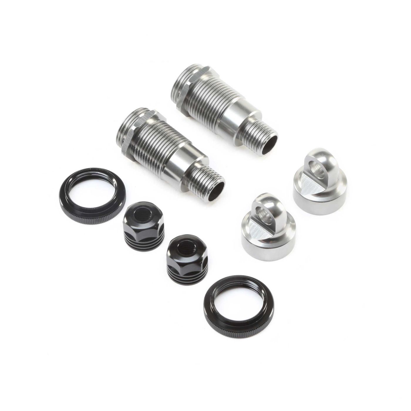 Losi LOS254041 Shock Body & Collar Set, Front (2): Super Baja Rey