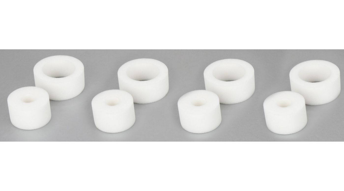 Losi LOS55004 Air Cleaner Foam Elements (4): 1:5 4wd