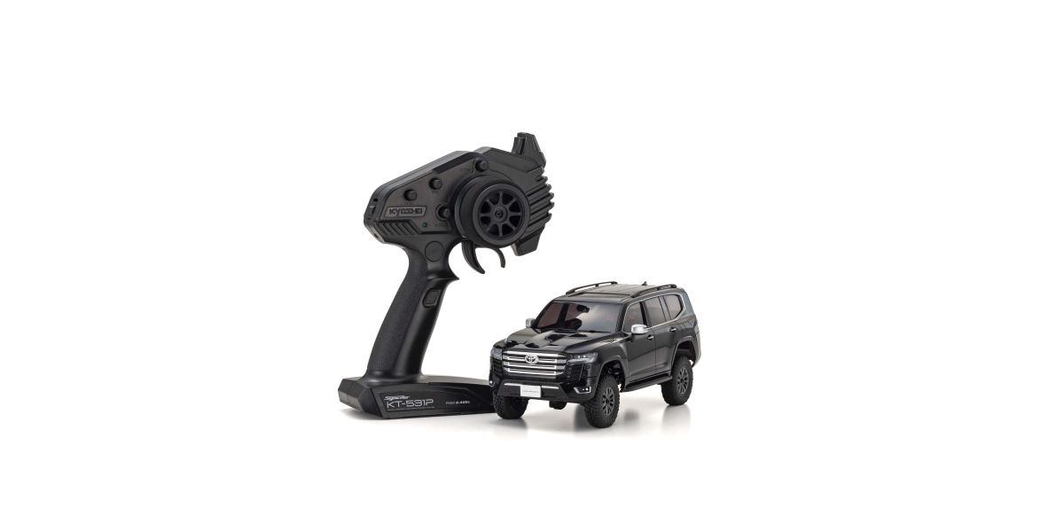 Kyosho 32533BK Mini-Z 4X4 MX-01 Toyota Land Cruiser 300 Black (KT531P) - 3