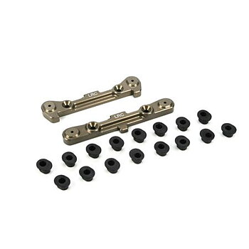 Losi LOSA1759 LRC Adj Rear Hinge Pin Brace w/Inserts: 8B/T 2.0