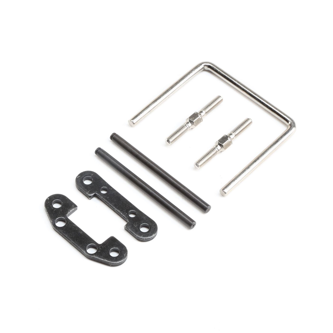 Losi LOS254058 Front Hinge Pin & Brace Set: SuperRockRey