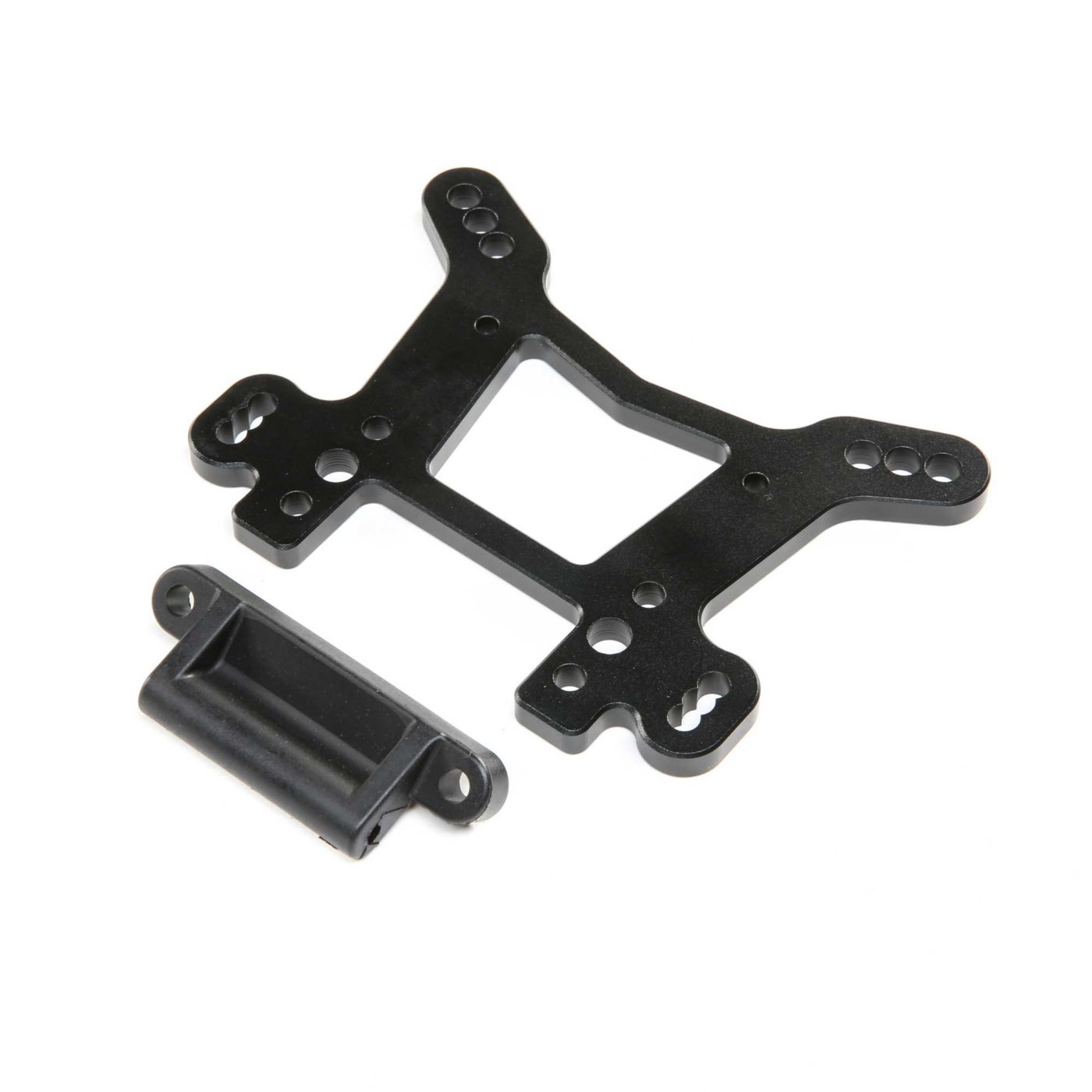Losi LOS254063 Shock Tower, Front, Black, AL: DBXL-E 2.0